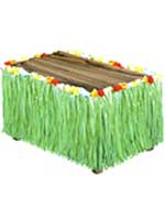 Hawaiian Decoration Artificial Grass Table Skirting 