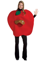 Apple with Worm Costume