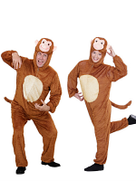 Plush Funny Monkey (Hooded Jumpsuit With Mask)