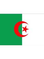 Algerian Flag 5ft x 3ft With Eyelets For Hanging