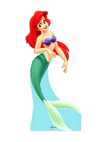 Ariel Cardboard Cutout 