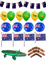 Australia Party Fun Pack Large includes