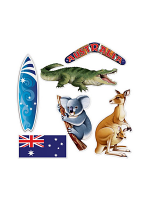 Australian Themed Cardboard Cutout Decorations