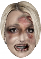 Britney Spears Zombie - Cardboard Mask