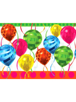 Balloon Bright Plastic Tablecloth