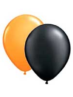  Balloons Standard 12" Orange and Black