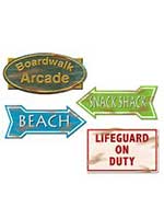 Beach Sign Cutouts