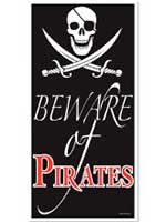 Beware Of Pirates Door Cover   