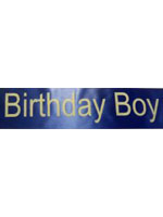 Birthday Boy Sash