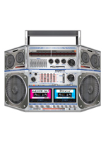 Boom Box Cardboard Cutout *** 2 left in stock ***