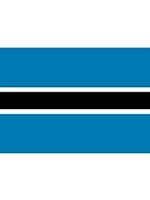 Botswana Flag 5ft x 3ft With Eyelets For Hanging