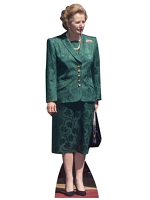 Mrs Thatcher Conservative Politician and Prime Minister 1970s 1980s Cardboard Cutout