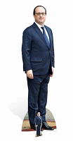 Francois Hollande Life-sized cardboard cutout