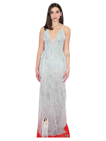 Dua Lipa White Dress Life-size Cardboard Cutout