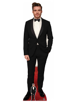 Richard Madden Bowtie Bodyguard Cardboard Cutout with Free Mini Cardboard Cutout