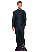 Chris Hemsworth Blue Suit Black Tie Cardboard Cutout with Free Mini Standee