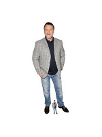 Russell Crowe Actor Lifesize Cardboard Cutout With Free Mini Standee