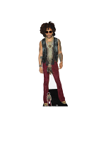 Lenny Kravitz (Red Jeans) Cardboard Cutout with Free Mini Cardboard Cutout