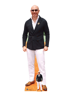 Pitbull (Rapper) Lifesize Cardboard Cutout With Free Mini