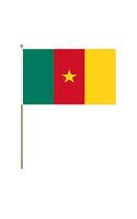 Cameroon Hand Held Flag 