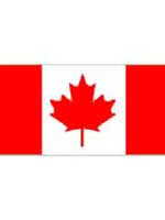 Canada Flag 5ft x 3ft  With Eyelets For Hanging