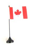 Canada Table Flag with Base and Stick