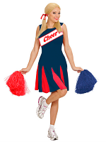 Cheerleader - Blue/Red Costume(Dress)