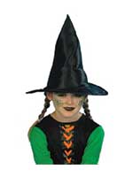  Child's Witch Hat, Fabric 12"/30cm