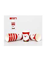 Christmas Party Cups 6cm PK 6       **** 2 PKT LEFT *****