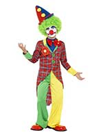 Clown Costume, Red & Green