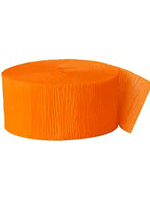 Crepe Streamer - Orange 