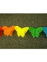 Decoration 'Butterfly' Assorted Colour Garland  (1)