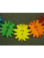 Decoration 'Happy Sun' Assorted Colour Garland  (1) 