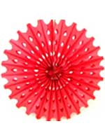 Decoration Big Sun Red Honeycomb Hanging Fan