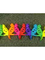 Decoration Parrot  Assorted Colour Garland (1)