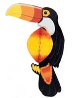 Decoration Toucan Honeycomb Hanging Decoration  