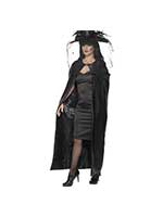 Deluxe Witches Cape, Black