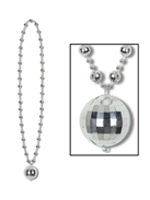 Disco Ball Beads with Disco Ball Medallion