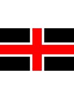 Durham City Flag 5ft x 3ft With Eyelets For Hanging