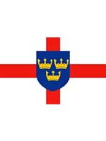 East Anglia Flag 5ft x 3ft With Eyelets For Hanging