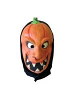 Face Mask with Hood - Pumpkin *** 1 ONLY IN STOCK ***