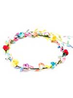 Flower Headband Garland - Multi-coloured 