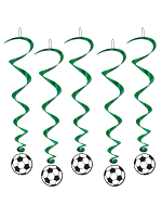 Football Ball Hanging whirls (pack of 5 whirls)