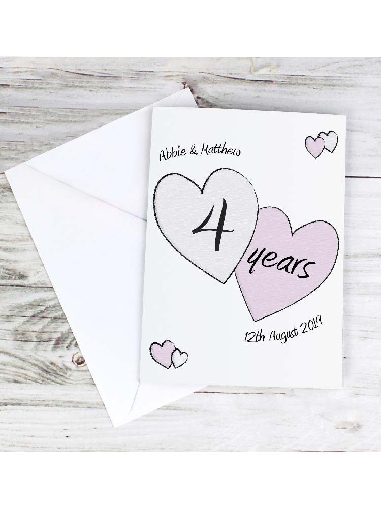 Personalised Perfect love Anniversary Card