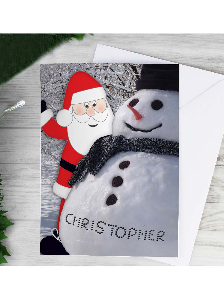 Personalised Card From Santa