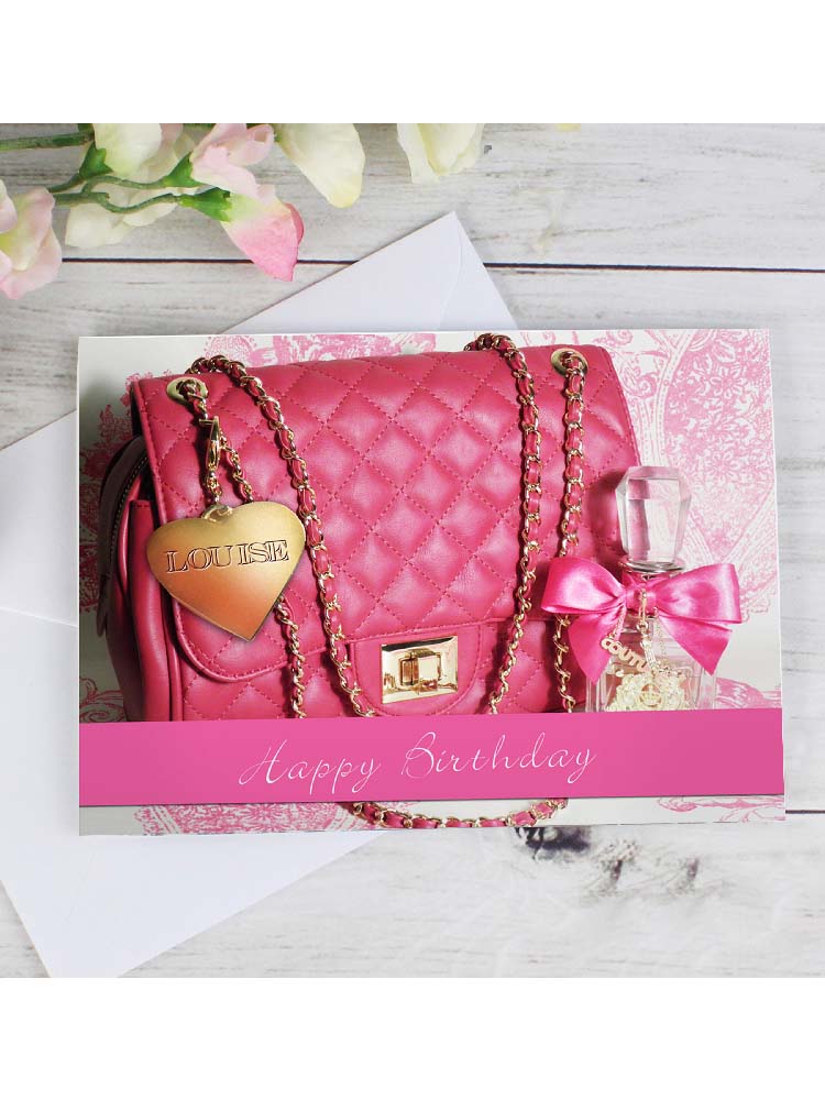 Personalised Handbag Card