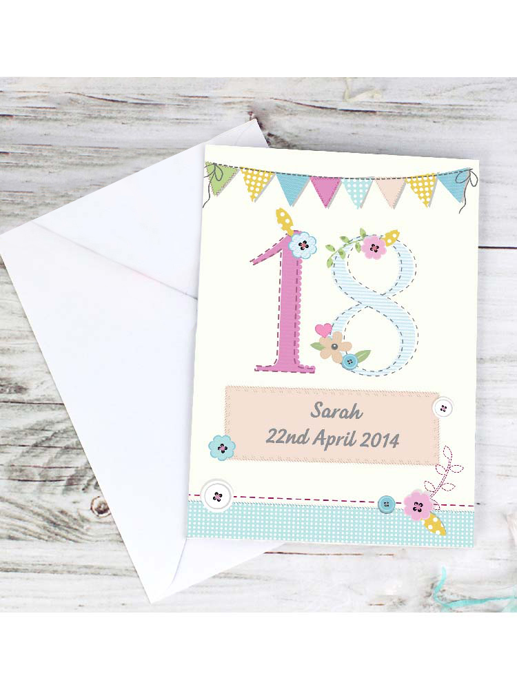 Personalised Birthday Craft Card