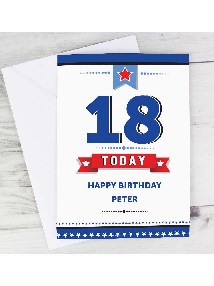 Personalised Birthday Star Card