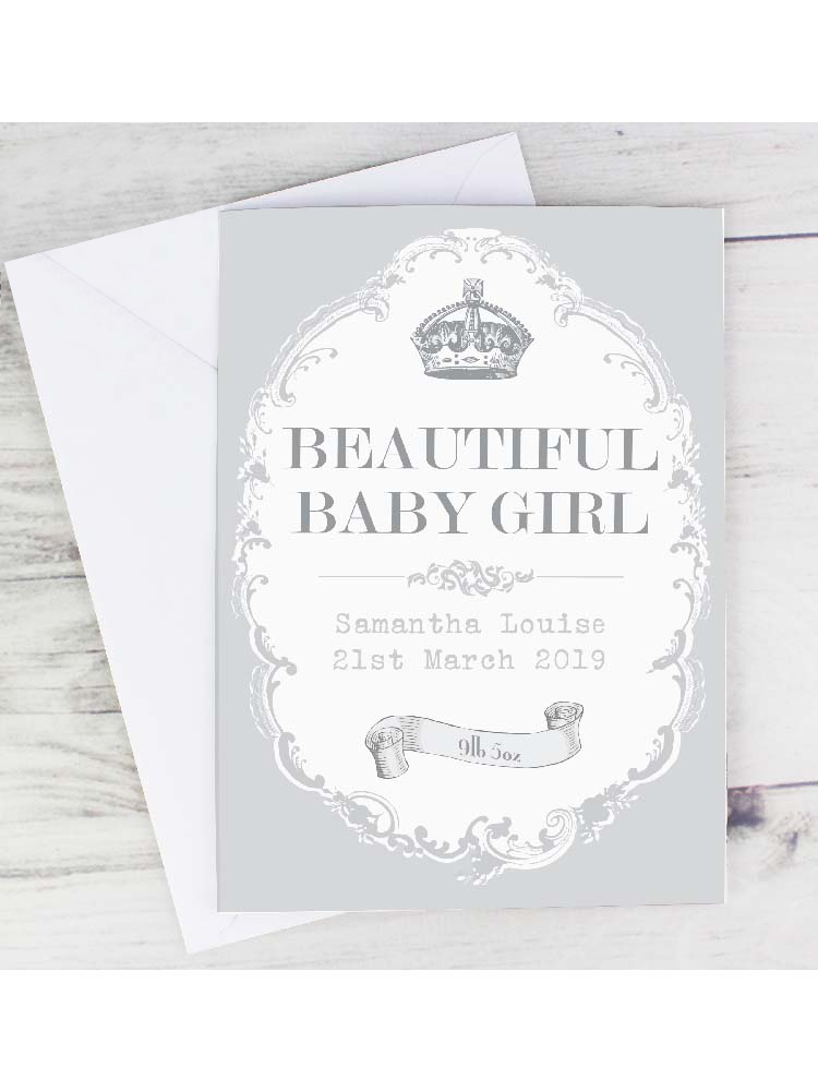 Personalised Royal Crown Card