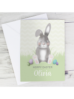 Personalised Easter Bunny Card